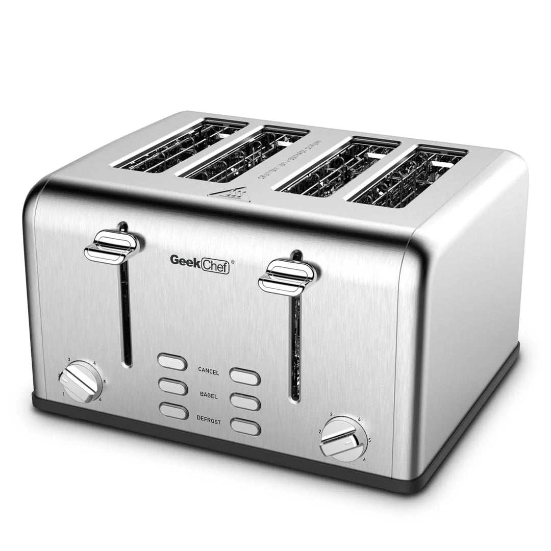 Prohibit Shelves In The Amazon. Toaster 4 Slice, Geek Chef Stainless Steel Extra-Wide Slot Toaster With Dual Control Panels Of Bagel,Defrost,Cancel Function,Ban Amazon - Unique Unique Unique Prohibit Shelves In The Amazon. Toaster 4 Slice, Geek Chef Stainless Steel Extra-Wide Slot Toaster With Dual Control Panels Of Bagel,Defrost,Cancel Function,Ban Amazon