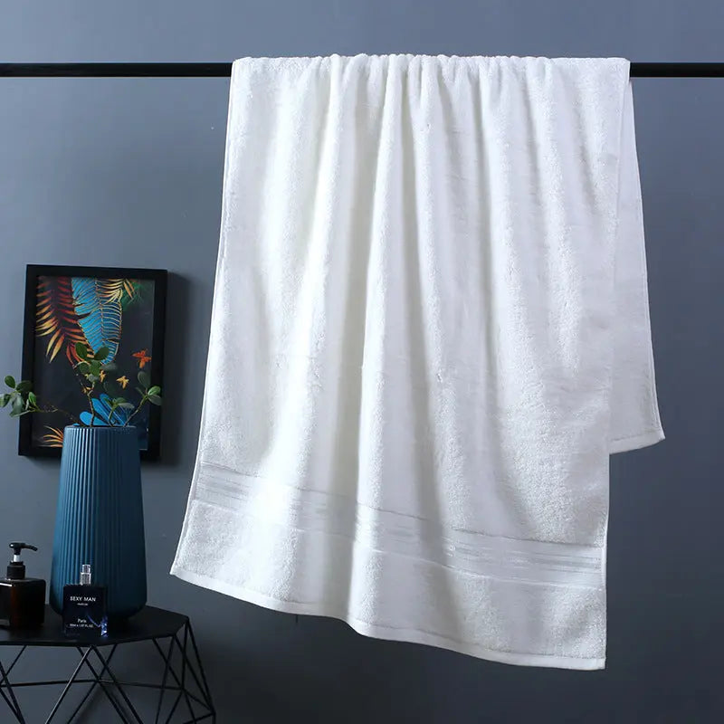 Pure Color Thick Cotton Bath Towel Set Towel Set Increased Pure Cotton Beach Towel Beauty Salon Bath Towel - Unique Unique Unique Pure Color Thick Cotton Bath Towel Set Towel Set Increased Pure Cotton Beach Towel Beauty Salon Bath Towel