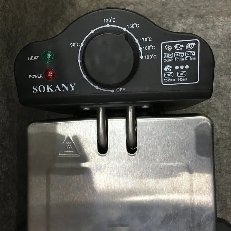 Household 3L French Fries Electromechanical Fryer - Unique Unique Unique Household 3L French Fries Electromechanical Fryer