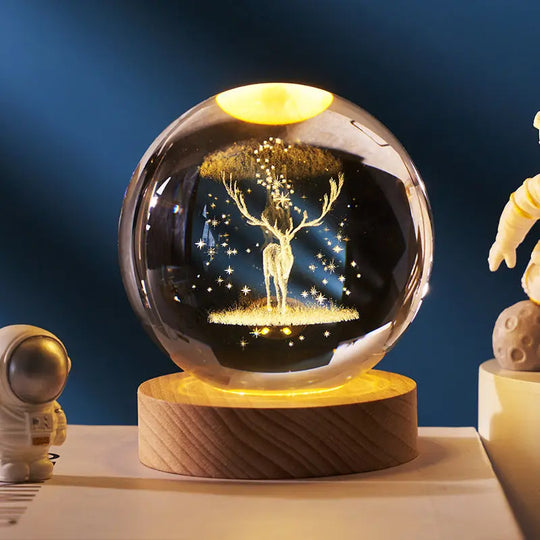 Luminous Starry Sky And Planets Moon Moon Crystal Ball Small Night Lamp Projection Ambience Light Creative Gift New Strange Gift - Unique Unique Unique Luminous Starry Sky And Planets Moon Moon Crystal Ball Small Night Lamp Projection Ambience Light Creative Gift New Strange Gift