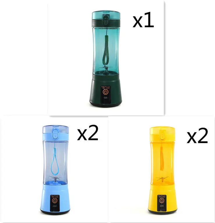 Portable Electric Fruit Juicer Wireless USB Rechargeable Mini Mixer Multifunction Summer Smoothie Blender Machine Kitchen Supplies Unique
