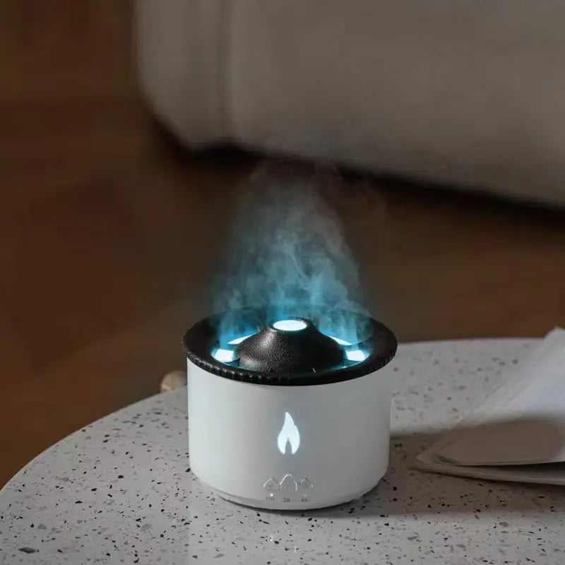 New Creative Ultrasonic Essential Oil Humidifier Volcano Aromatherapy Machine Spray Jellyfish Air Flame Humidifier Diffuser - Unique Unique Unique New Creative Ultrasonic Essential Oil Humidifier Volcano Aromatherapy Machine Spray Jellyfish Air Flame Humidifier Diffuser