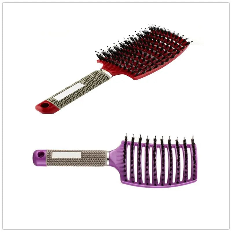 Hairbrush Anti Klit Brushy Haarborstel Women Detangler Hair Brush Bristle Nylon Scalp Massage Teaser Hair Brush Comb - Unique Unique Unique Hairbrush Anti Klit Brushy Haarborstel Women Detangler Hair Brush Bristle Nylon Scalp Massage Teaser Hair Brush Comb