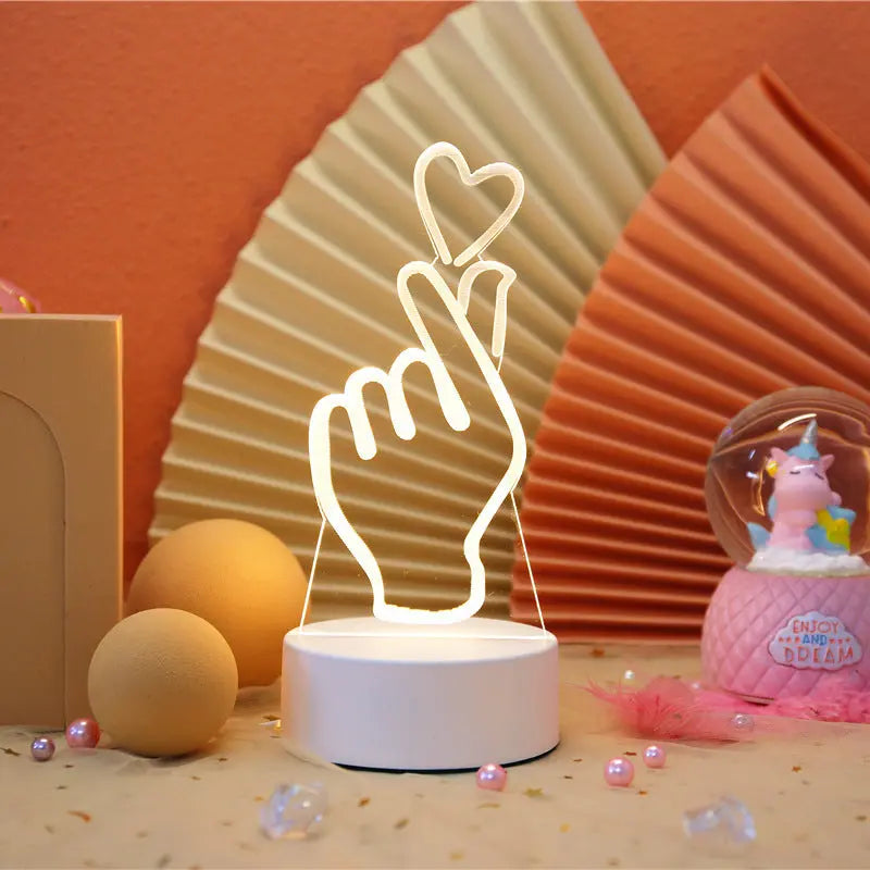 Bedroom bedside creative electronic night light - Unique Unique Unique Bedroom bedside creative electronic night light