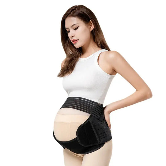 Maternity Belt Support Belt Three-piece Elastic Breathable Adjustable Waist Support - Unique Unique Unique Maternity Belt Support Belt Three-piece Elastic Breathable Adjustable Waist Support