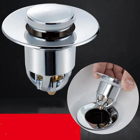 Plug Washbasin Drain Tube Bounce Core Stainless Steel Flip Cover - Unique Unique Unique Plug Washbasin Drain Tube Bounce Core Stainless Steel Flip Cover
