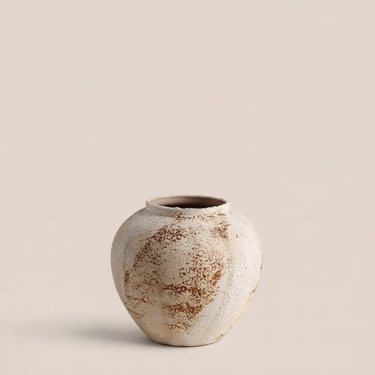 Ceramic Vase — White, Organic Form