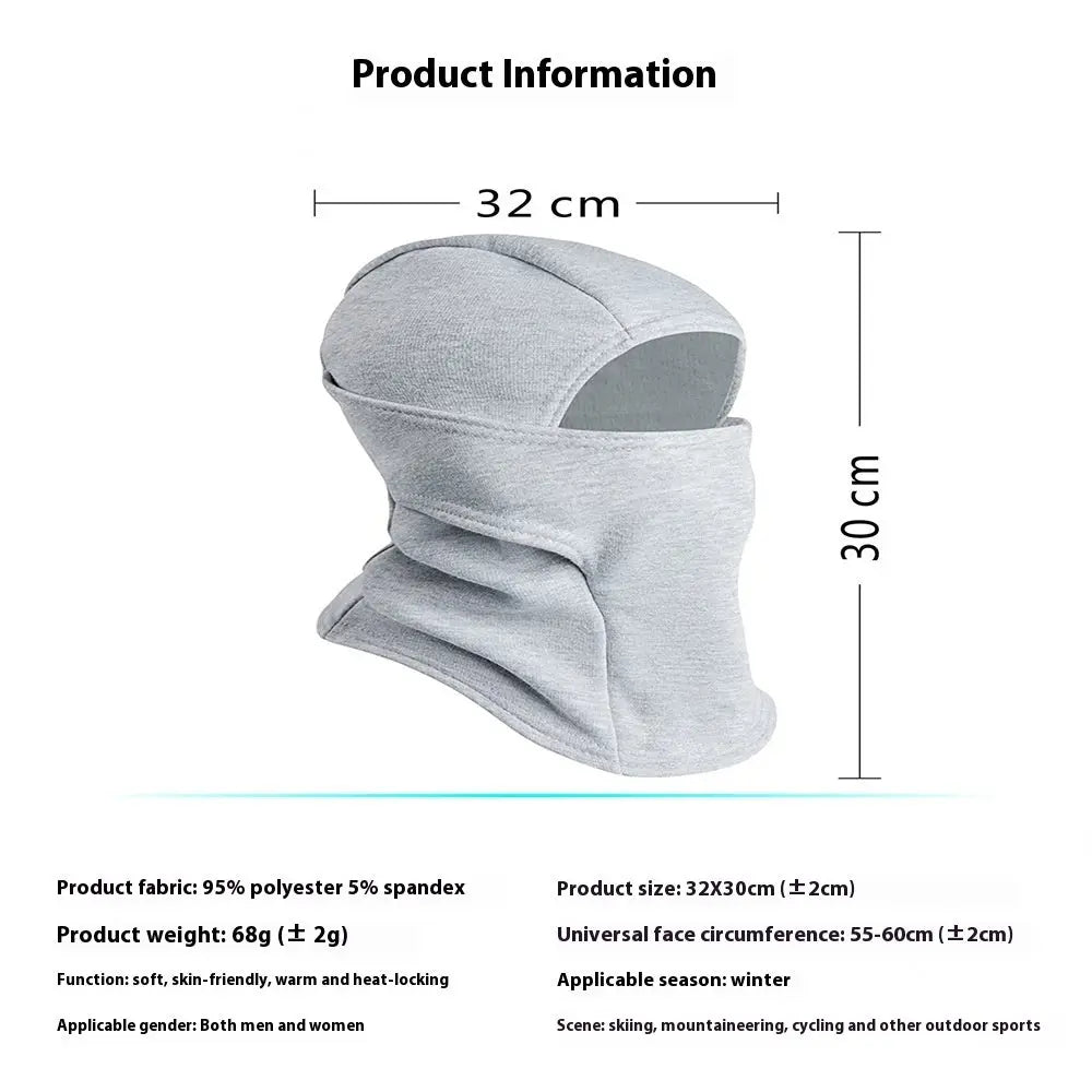 Autumn And Winter Outdoor Riding Warm Face Mask Multi-functional Fleece Windproof Cold-proof Unique