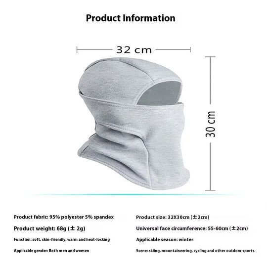 Autumn And Winter Outdoor Riding Warm Face Mask Multi-functional Fleece Windproof Cold-proof Unique