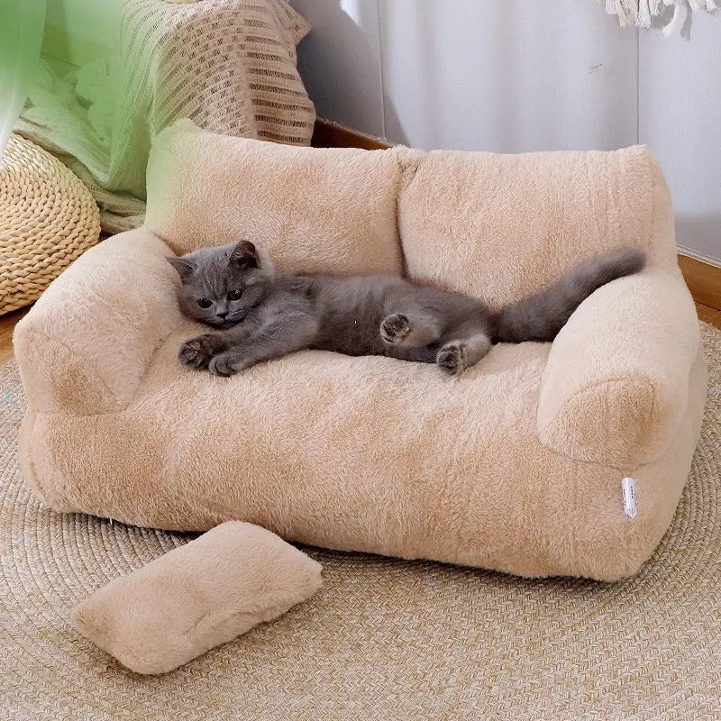 Luxury Cat Bed Sofa Winter Warm Cat Nest Pet Bed For Small Medium Dogs Cats Comfortable Plush Puppy Bed Pet Supplies - Unique Unique Unique Luxury Cat Bed Sofa Winter Warm Cat Nest Pet Bed For Small Medium Dogs Cats Comfortable Plush Puppy Bed Pet Supplies