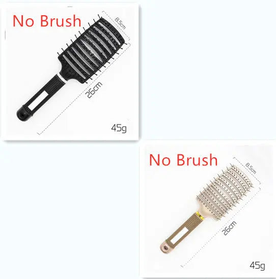 Hairbrush Anti Klit Brushy Haarborstel Women Detangler Hair Brush Bristle Nylon Scalp Massage  Teaser Hair Brush Comb Unique