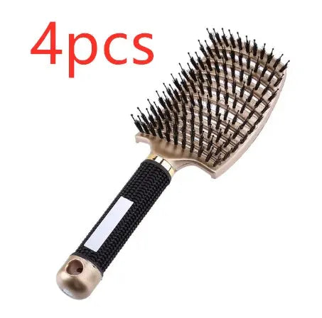 Hairbrush Anti Klit Brushy Haarborstel Women Detangler Hair Brush Bristle Nylon Scalp Massage  Teaser Hair Brush Comb Unique