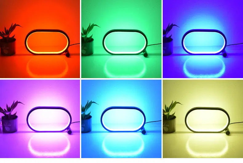 Usb Plug-In Lamp Oval Acrylic Lamp Touch Control Dimmable Modern Simple Creative Night Lamp Bedside Reading Lamp Desk Table Led - Unique Unique Unique Usb Plug-In Lamp Oval Acrylic Lamp Touch Control Dimmable Modern Simple Creative Night Lamp Bedside Reading Lamp Desk Table Led