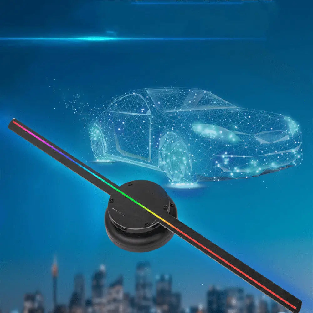 Led Luminous Sign Light Holographic Projector Diy Fan Screen Video Picture 3d Holographic Light Holiday Decoration - Unique Unique Unique Led Luminous Sign Light Holographic Projector Diy Fan Screen Video Picture 3d Holographic Light Holiday Decoration