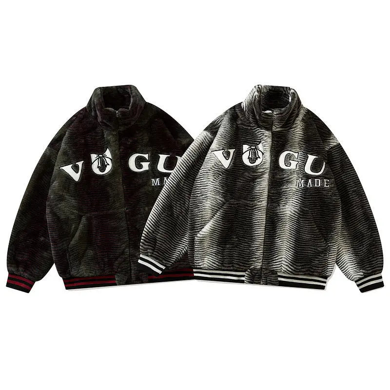 Plush Tiger-print Clothes With The Same Style For Men And Women - Unique Unique Unique Plush Tiger-print Clothes With The Same Style For Men And Women