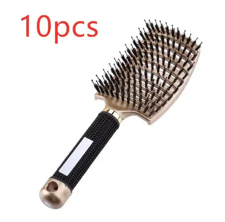 Hairbrush Anti Klit Brushy Haarborstel Women Detangler Hair Brush Bristle Nylon Scalp Massage  Teaser Hair Brush Comb Unique