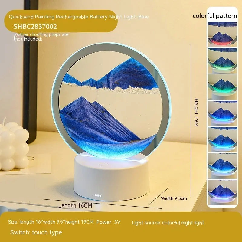 Creative Gift Quicksand Lamp Decorative Lamp - Unique Unique Unique Creative Gift Quicksand Lamp Decorative Lamp