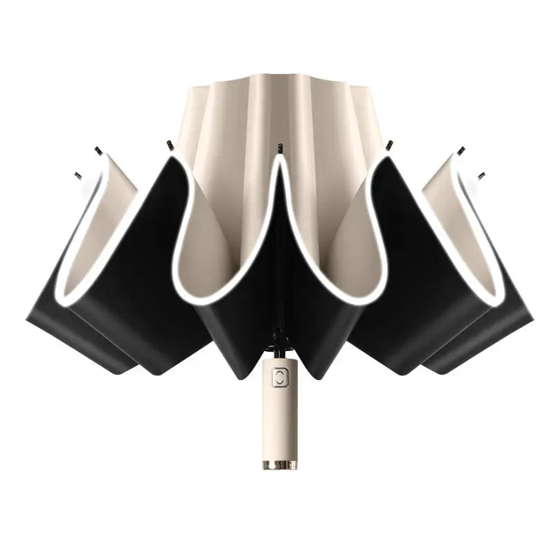 Full-automatic Shrink Rain And Rain Dual-use Thickened Large Car Reverse Sun Protection UV Umbrella - Unique Unique Unique Full-automatic Shrink Rain And Rain Dual-use Thickened Large Car Reverse Sun Protection UV Umbrella