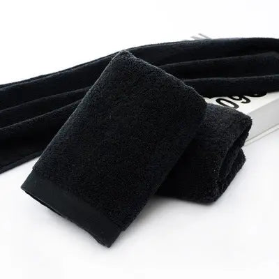 21 strands of black cotton towels - Unique Unique Unique 21 strands of black cotton towels