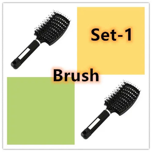 Hairbrush Anti Klit Brushy Haarborstel Women Detangler Hair Brush Bristle Nylon Scalp Massage  Teaser Hair Brush Comb Unique