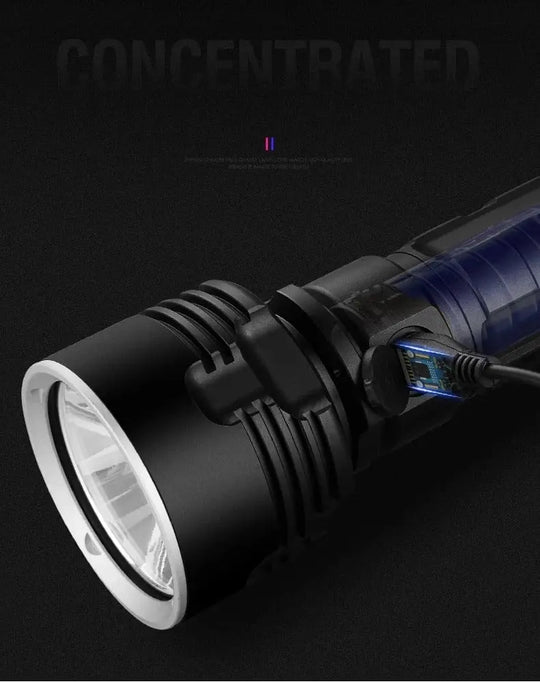 Strong Flashlight Focusing Led Light Rechargeable Super Bright LED Outdoor Xenon Lamp - Unique Unique Unique Strong Flashlight Focusing Led Light Rechargeable Super Bright LED Outdoor Xenon Lamp