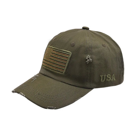 Letter Embroidery USA Flag Baseball Hat - Unique Unique Unique Letter Embroidery USA Flag Baseball Hat