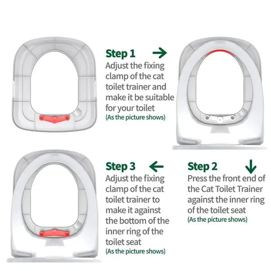 Best Plastic Cat Toilet Training Kit Reusable Puppy Cat Litter Mat Cat Toilet Trainer Toilet Pets Cleaning Cats Training Product - Unique Unique Unique Best Plastic Cat Toilet Training Kit Reusable Puppy Cat Litter Mat Cat Toilet Trainer Toilet Pets Cleaning Cats Training Product