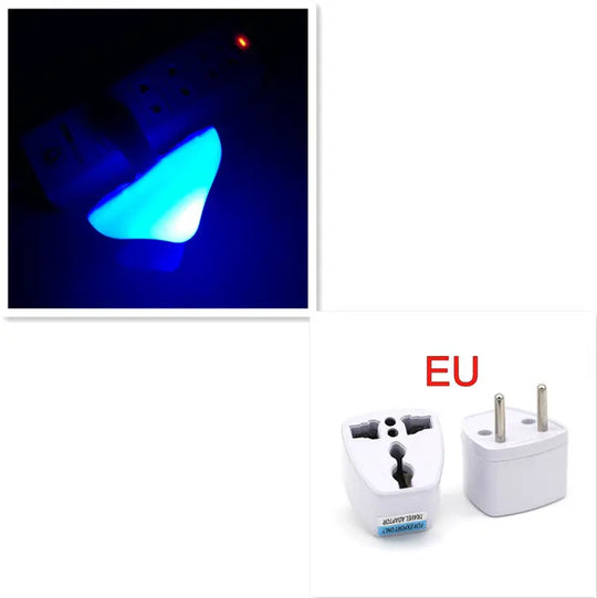 LED Night Light Mushroom Wall Socket Lamp EU US Plug Warm White Light-control Sensor Bedroom Light Home Decoration - Unique Unique Unique LED Night Light Mushroom Wall Socket Lamp EU US Plug Warm White Light-control Sensor Bedroom Light Home Decoration