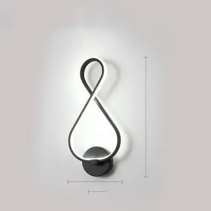 led wall lamp nordic minimalist bedroom bedside lamp - Unique Unique Unique led wall lamp nordic minimalist bedroom bedside lamp