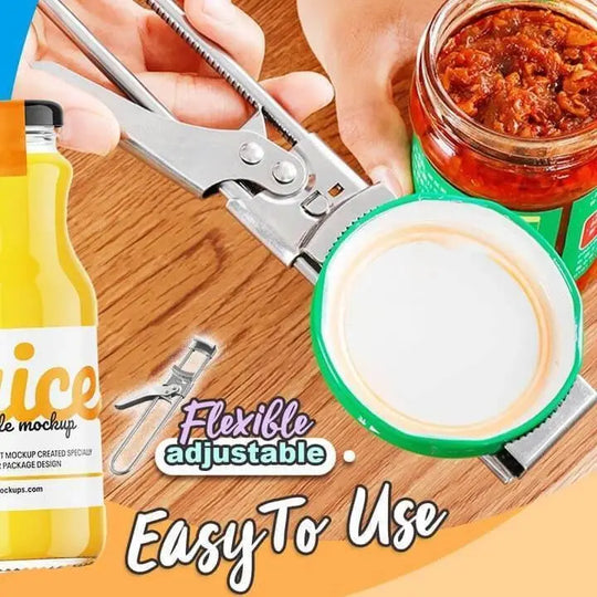 Master Opener Multifunctional Adjustable Stainless Steel Bottle Can Opener Jar Bottle Opener Lid Gripper Manual Jar Bottle Opener Kitchen Tools - Unique Unique Unique Master Opener Multifunctional Adjustable Stainless Steel Bottle Can Opener Jar Bottle Opener Lid Gripper Manual Jar Bottle Opener Kitchen Tools