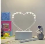 3D Acrylic Board Handwriting Message Board LED Light Unique