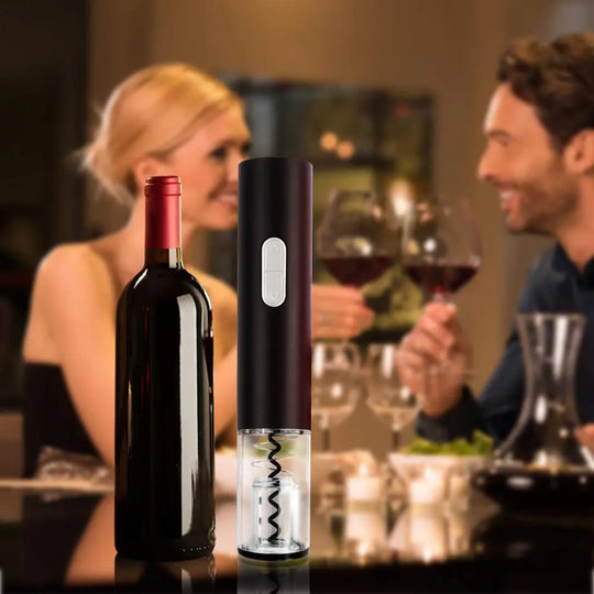 Electric Wine Opener Automatic Electric Wine Bottle Corkscrew Opener With Foil Cutter Wine Bottle Opener Kit - Unique Unique Unique Electric Wine Opener Automatic Electric Wine Bottle Corkscrew Opener With Foil Cutter Wine Bottle Opener Kit