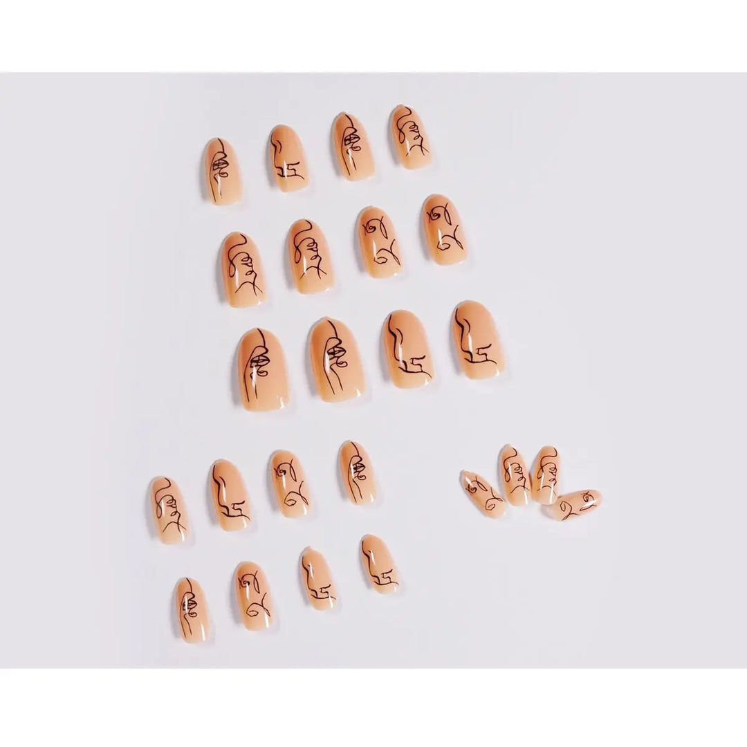 Wear Nail Products Fake Patches Waterproof Detachable - Unique Unique Unique Wear Nail Products Fake Patches Waterproof Detachable