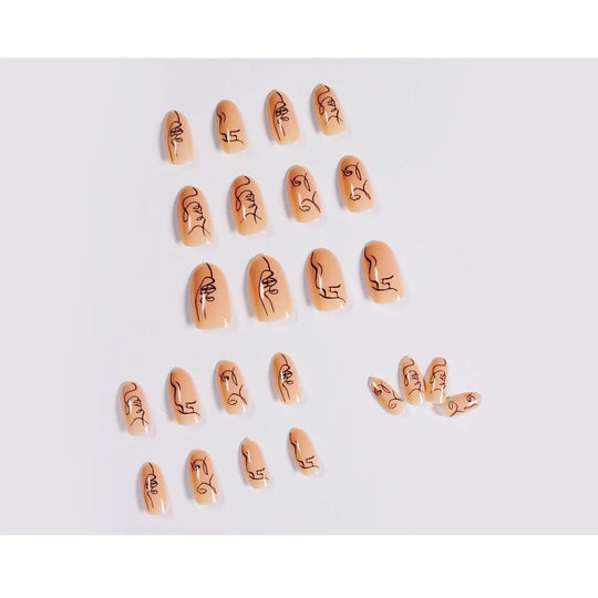 Wear Nail Products Fake Patches Waterproof Detachable - Unique Unique Unique Wear Nail Products Fake Patches Waterproof Detachable
