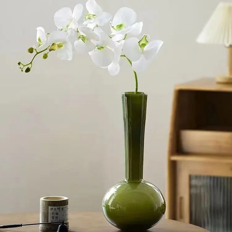 French Style Antique Glass Vase High Sense - Unique Unique Unique French Style Antique Glass Vase High Sense