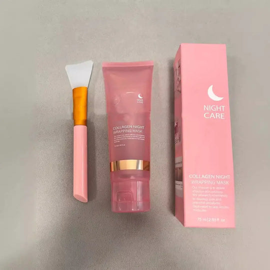 Face Night Mask Collagen Wrapping Mask Natural Ingredients Firming Elasticity & Hydration Anti-wrinkle For Skin Care - Unique Unique Unique Face Night Mask Collagen Wrapping Mask Natural Ingredients Firming Elasticity & Hydration Anti-wrinkle For Skin Care
