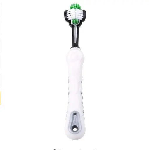 1 random color toothbrush pet plush dog brush in addition to bad breath tartar dental care dog cat cleaning supplies Unique