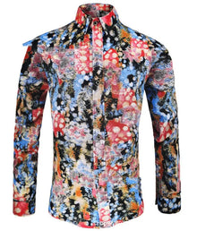 Men's Long-sleeved Shirts Linen Cotton Printing New Products Autumn - Unique Unique Unique Men's Long-sleeved Shirts Linen Cotton Printing New Products Autumn