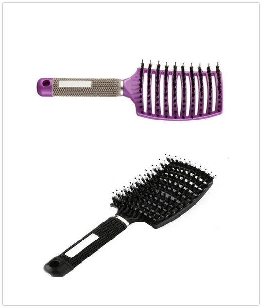 Hairbrush Anti Klit Brushy Haarborstel Women Detangler Hair Brush Bristle Nylon Scalp Massage  Teaser Hair Brush Comb Unique