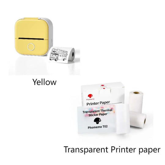 Portable Mini Thermal Label Printer Home Photo Printer Student Wrong Question Printer Bluetooth-compatible Mini Label Printer Price Tag Unique