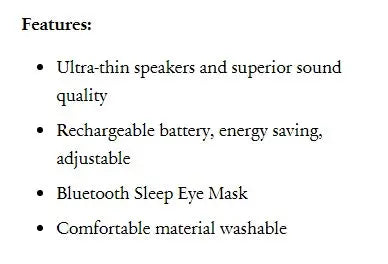 Eye mask - Unique Unique Unique Eye mask