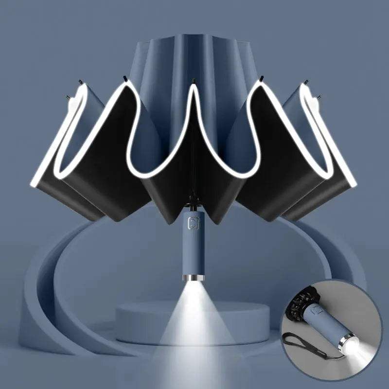 Full-automatic Shrink Rain And Rain Dual-use Thickened Large Car Reverse Sun Protection UV Umbrella - Unique Unique Unique Full-automatic Shrink Rain And Rain Dual-use Thickened Large Car Reverse Sun Protection UV Umbrella