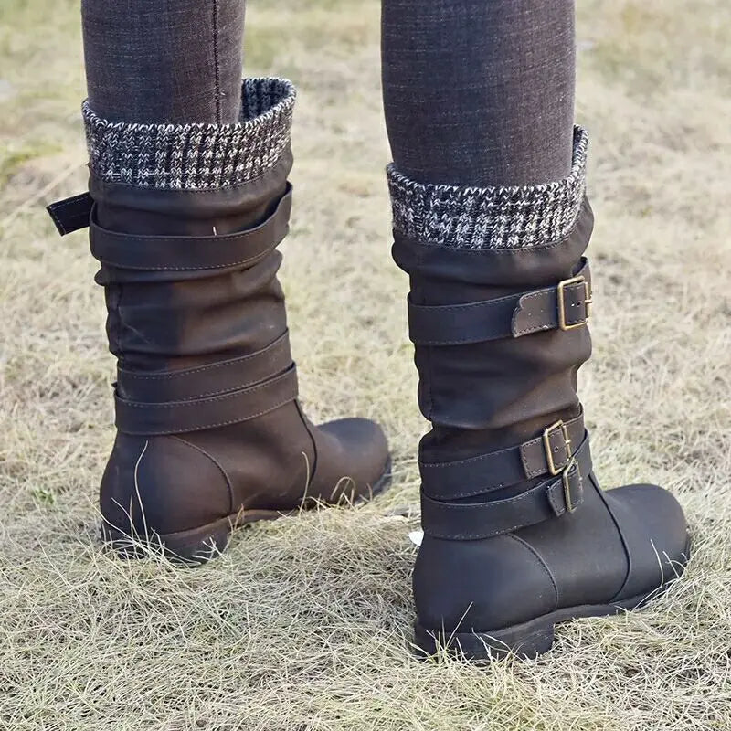 Winter new products low heel 40-43 women's boots - Unique Unique Unique Winter new products low heel 40-43 women's boots