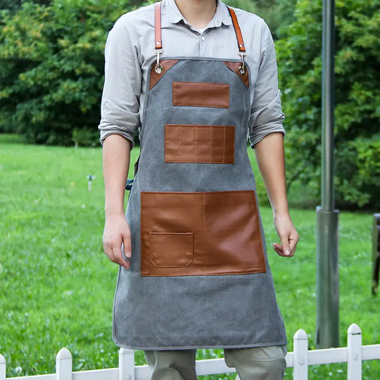 Apron Work Denim Barber Milk Tea Shop Baking Floral Restaurant Work Clothes Men And Women Art - Unique Unique Unique Apron Work Denim Barber Milk Tea Shop Baking Floral Restaurant Work Clothes Men And Women Art