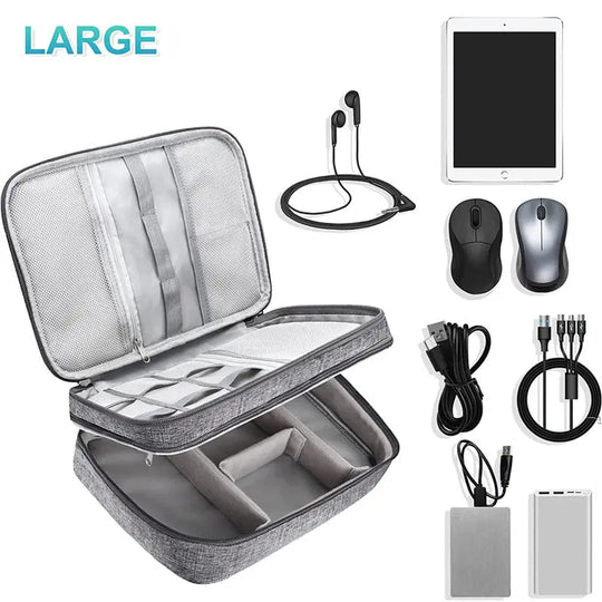 Electronics Organizer Travel Cable Organizer Bag Waterproof Portable Digital Storage Bag Electronic Accessories Case Cable Charger Organizer Case Multifunctional Waterproof Storage Bag - Unique Unique Unique Electronics Organizer Travel Cable Organizer Bag Waterproof Portable Digital Storage Bag Electronic Accessories Case Cable Charger Organizer Case Multifunctional Waterproof Storage Bag