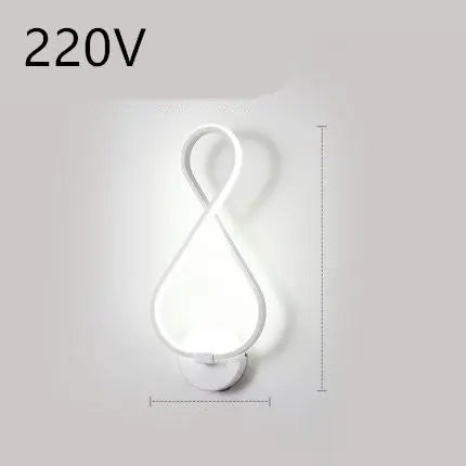 led wall lamp nordic minimalist bedroom bedside lamp - Unique Unique Unique led wall lamp nordic minimalist bedroom bedside lamp