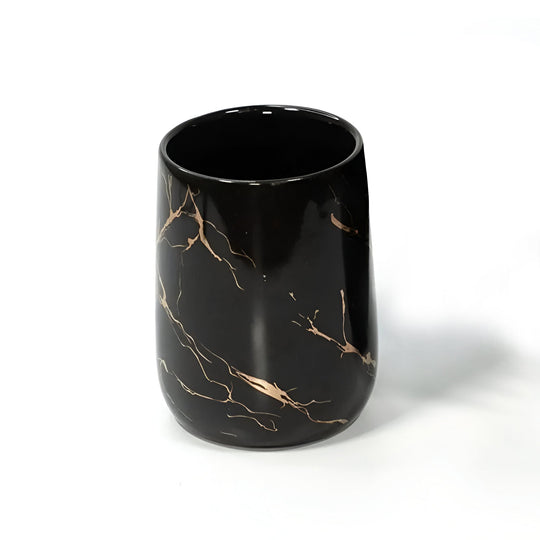 Premium Ceramic Bathroom Accessory Set | 4-Piece Spa-Inspired Bath Décor Collection