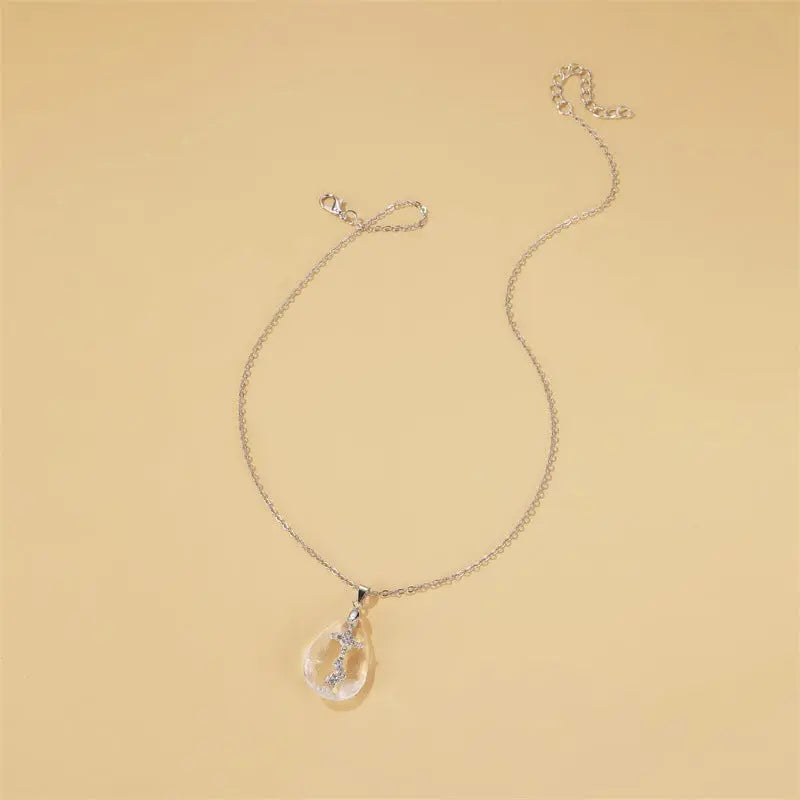 Simple Temperament Wild Drop Pendant Necklace - Unique Unique Unique Simple Temperament Wild Drop Pendant Necklace