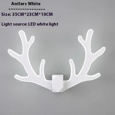 Nordic Antlers Wall Lamp Simple Modern Bedroom - Unique Unique Unique Nordic Antlers Wall Lamp Simple Modern Bedroom