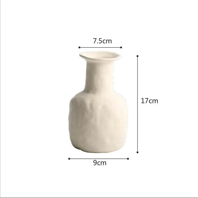 Scandinavian Style Simple Primitive Ceramics Vases Ornaments - Unique Unique Unique Scandinavian Style Simple Primitive Ceramics Vases Ornaments